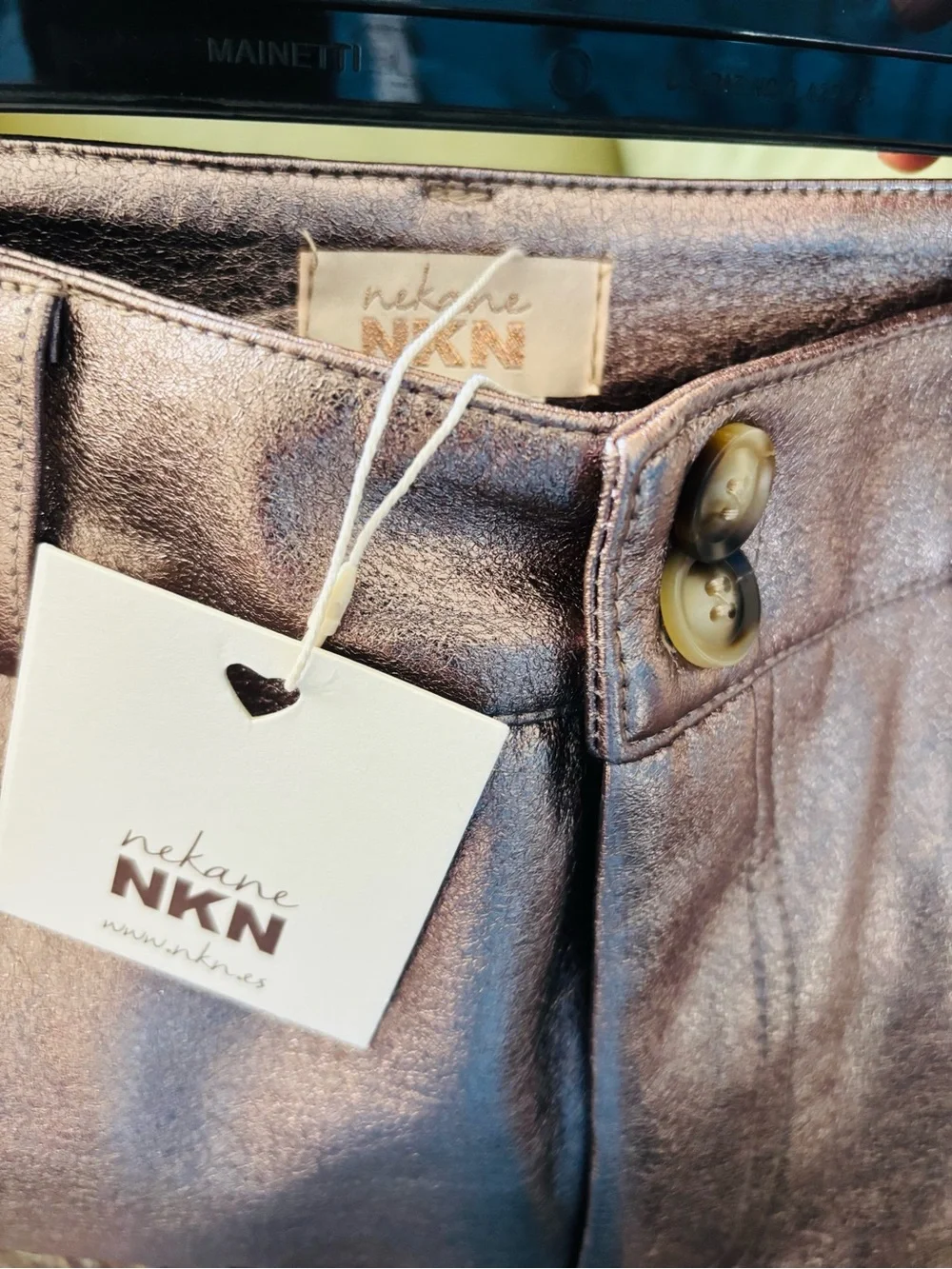 Jeans Metallic Rose Gold Nekane/NKN Spain Medium - Picture 9 of 11